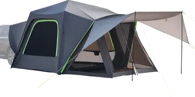Immagine prodotto di VEVOR Tenda SUV Tenda Camper (305 x 310 x 230 cm) Impermeabile PU2000 Design spazioso a doppio strato, offre spazio per 5-8 persone, tenda da campeggio SUV