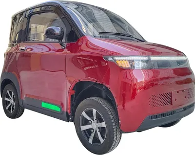 Produktbild von E-Kabinenroller Urban Hopper Twin Plus 4-Rad Mini für 2 Personen, 45 km/h, 4KW, Reichweite 85 km, Heckklappe, Fahrzeugfarbe:Weinrot