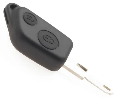 Funk-Schlüsselgehäuse für Peugeot 306, 2 Tasten, 1 Stück