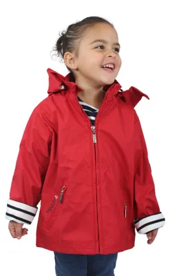 Immagine prodotto di Impermeabile leggero Win's, modello "Regenmantel", colore rosso, adatto a bambini di 1 anno