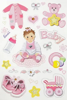 Produktbild von CREApop Sticker Baby Girl