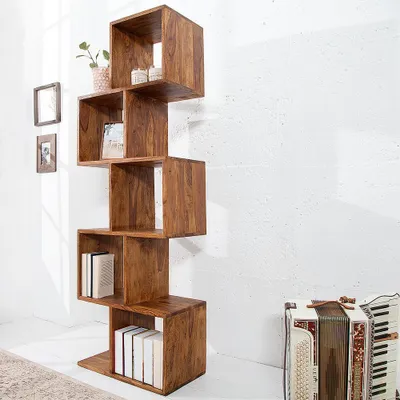 Produktbild von cagü: Exklusives Design Regal AGRA Sheesham massiv Holz 150cm x 50cm