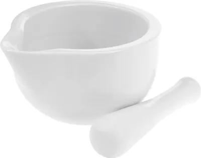 Produktbild von Mörser und Stößel von Excellent Houseware, Porzellan, 11x10 cm, weiß