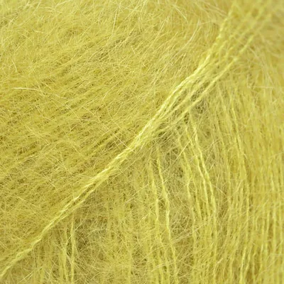 Produktbild von DROPS Kid-Silk Mohairgarn 67 Olivgrün 75% Super Kid Mohair 25% Naturseide 25g 210m uni color Lace