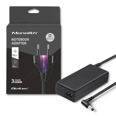 Produktbild von Qoltec 50016 Netzteil für Acer | 65W | 19V | 3.42A | 5 5 * 2 5 | + Netzkabel