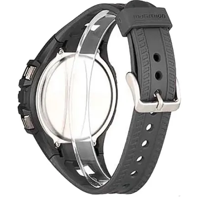 Produktbild von Timex Herren-Armbanduhr Marathon, 46 mm, digital, schwarzes Harzarmband
