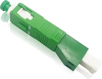 Produktbild von Elfcam - Glasfaser-Adapter, Singlemode Simplex LC/APC Buchse/Female auf SC/APC Male Stecker für Schnittstellenkonvertierung, OTDR, VFL, Multimeter, etc, 1 Stück