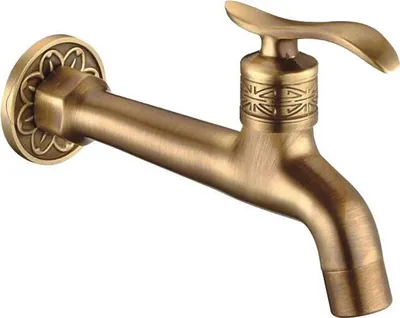 Obrázek produktu pro Nostalgická mosazná umyvadlová baterie pro koupelnu - starožitná jednopáková baterie umyvadlová vanové baterie normální pro kuchyň WC balkon, D