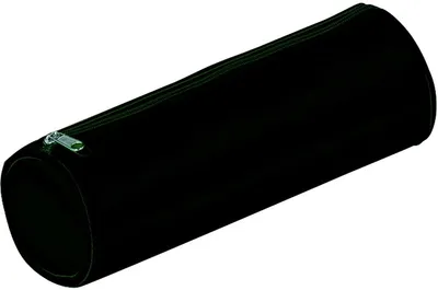 Produktbild von Schlampermäppchen 22 x 7cm schwarz Packung mit 12 Stück