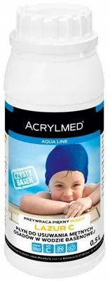 Produktbild von Acrylmed lazur c flüssig zur Entfernung von Trübungen aus Schwimmbadwasser de, 0,5 l
