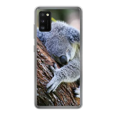 Produktbild von MuchoWow® Handyhülle Schutzhülle Hülle für Samsung Galaxy A41 Koala - Baum - Schlaf - Kinder - Jungen - Mädchen Silikon Softcase Handy Hülle - Mobiltelefon