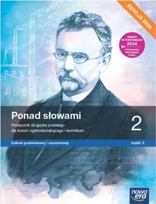 Image de Ponad słowami 2. Liceum i technikum. Podręcznik część 2. Zakres podstawowy i rozszerzony. Edycja 2024