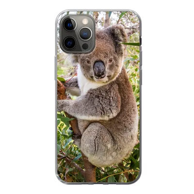 Produktbild von MuchoWow® Handyhülle Schutzhülle Hülle für iPhone 13 Pro Koala - Baum - Blätter - Kinder - Jungen - Mädchen Silikon Softcase Handy Hülle - Handy-Tasche