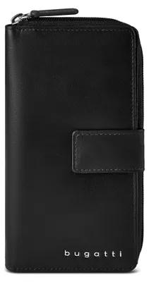 Zdjęcie produktu dla Portfel Bugatti Valencia, ochrona RFID, skóra, 19 cm