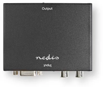 Produktbild von Nedis HDMI Converter - VGA Female / 2x RCA Male - 1x HDMI Output - 1-Weg - 1080p - 1.65 Gbps - Aluminium - Anthrazit