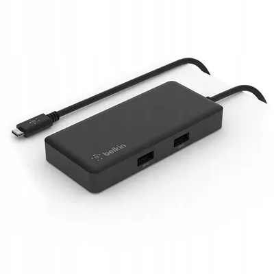 Produktbild von Belkin INC008btBK, USB 3.2 Gen 1 (3.1 Gen 1) Type-C, 86 W, 1000 Mbit/s, Schwarz, 4K Ultra HD, 60 Hz