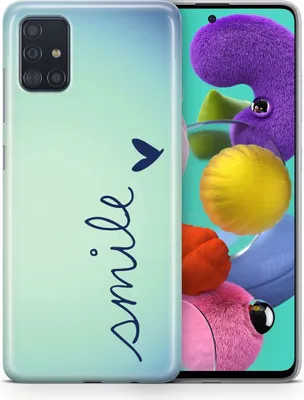 Produktbild von Handyhülle für Samsung Galaxy Schutz Case Cover Bumper Etui Schale Ultra Dünn, Modell:Samsung Galaxy Note 20, Motiv auswählen:Smile Blau