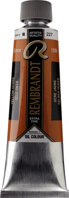 Image de Rembrandt peinture à l'huile en tube 150 ml, ocre jaune 227