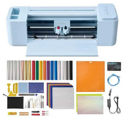 Immagine prodotto di Macchina da taglio per vinile VEVOR da 30 cm, plotter da taglio con comandi a pulsanti e set di materiali e utensili, compatibile con Mac/Windows/Android/iOS, per lavori di bricolage, biglietti e accessori per la casa