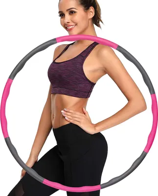 Produktbild von Hula Hoop Reifen, Fitness Hula Hoop zur  und Massage, 6-8 Segmente Abnehmbarer Hoola Hoop