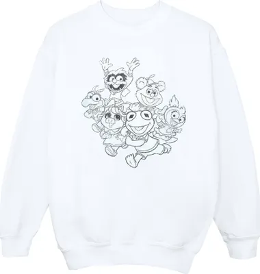 Produktbild von Disney - "The Muppets Muppet Babies" Sweatshirt für Herren BI42325 (4XL) (Weiß)