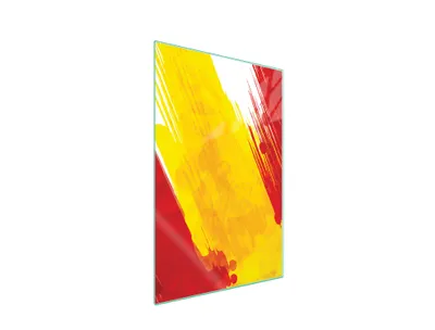 Produktbild von Herdabdeckplatte 35x52 Glaskeramikkochfeld Abdeckung Spritzschutz Glasplatte Deko Schneidebrett Bunt Rot