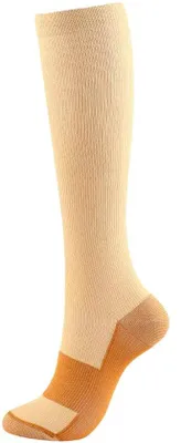 Obrázok produktu pre Športové kompresné pančuchy Unisex XXL – zdravotnícke kompresné pančuchy 15–20 mmHg na cestovanie a šport
