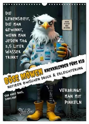 Productafbeelding van Boze Meeuwen - Een wc-kalender (wandkalender 2027, formaat DIN A3, staand), CALVENDO maandkalender