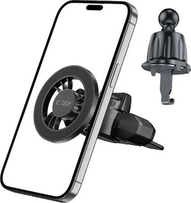 Produktbild von Tech-Protect N56 Magnetische Magsafe Cd- & Lüftungs-Kfz-Halterung Schwarz