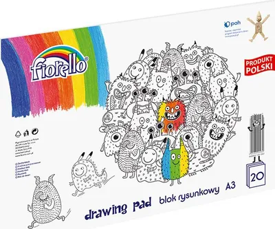 Zdjęcie produktu dla Blok rysunkowy A3/20K FIORELLO