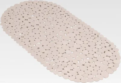 Produktbild von Badewannenmatte in Kieseloptik, 69 x 36 x 1 cm Taupe