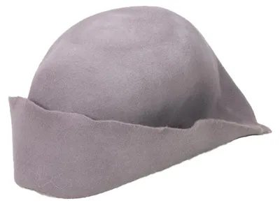 Produktbild von Mittelalter Filzhut / Pilgerhut lila-grau