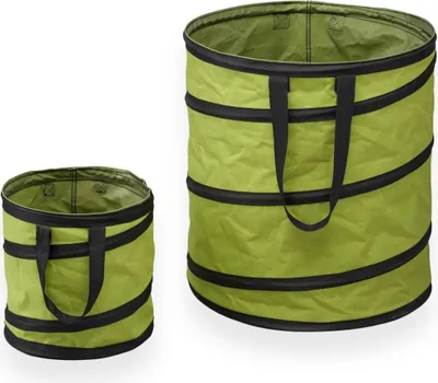 Produktbild von TrendLine Laub- und Grastonne Set 85 L und 15 l grün