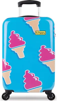 Produktbild von BHPPY Kinderkoffer handgepäck 53x35x20 cm, Reisekoffer kinder, Kinderkoffer mit rollen, Hartschalenkoffer für Kinder, Farbe Blau