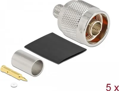Image de DELOCK N Stecker zum Crimpen LMR 300 mit passendem Schrumpfs