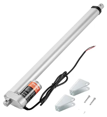 Immagine prodotto di VEVOR 1500N Attuatore lineare DC 12V Attuatore lineare IP54 Motore lineare elettrico Lunghezza corsa 450 mm Livello di rumorosità ≤60dB Apriporta elettrico 5mm/s Velocità di traslazione Tecnologia lineare Attuatore di regolazione
