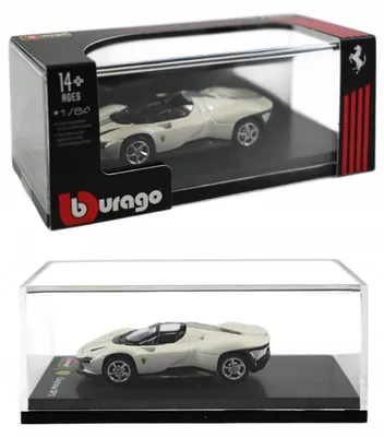 Produktbild von Bburago Ferrari Daytona SP3 1:64 Exklusives Sammlermodell Modellauto mit Vitrine