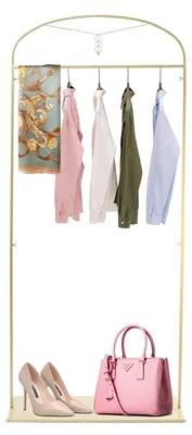 Image de Porte-vêtements en métal pour organisation et rangement