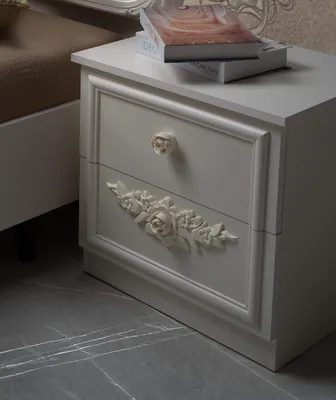 Produktbild von Nora Nachtkonsolen 2 er Set in Weiß / Beige