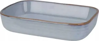 Produktbild von Rechteckige Steingut-Auflaufform 22,5x15,8cm – Hitzebeständig & Spülmaschinenfest
