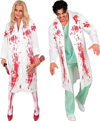 Produktbild von Bloody Doc Halloween Kostümkittel für Halloween und Fasching Größe: M