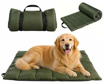 Hundedecke Outdoor 110×68 cm wasserdicht rutschfest grün