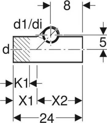 Produktbild von Geberit 308052141 Silent-db20 Abzweig 45Gr