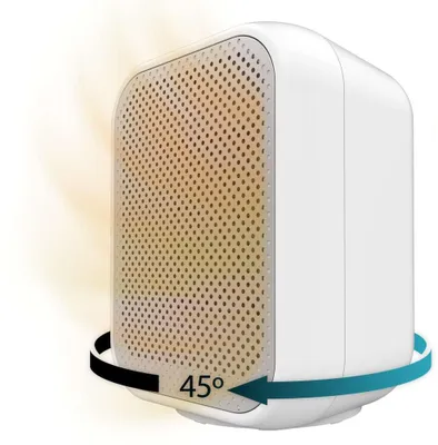 Produktbild von Cecotec ReadyWarm 1500 Max Ceramic Rotate, Elektrischer Konvektor-Raumheizer, Keramik, 45°, Drinnen, Tisch/Bank, Flur, Tisch, Weiß