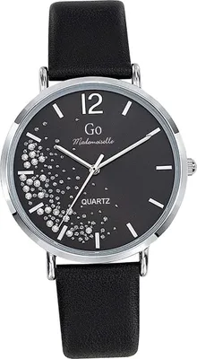 Image de Girl Only Montre femme noire analogique Mademoiselle bracelet cuir D2UGO699355