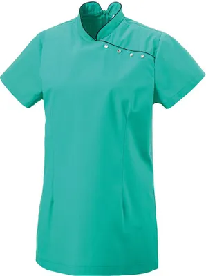 Produktbild von Tunika mit Paspel light green Gr. XS : XS : light green : 50% Baumwolle 50% Polyester 175 g/m²