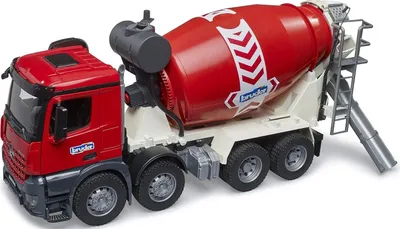 Zdjęcie produktu dla Samochód ciężarowy z betonomieszarką Bruder Mercedes Benz Arocs