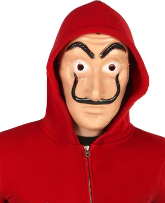 Produktbild von Räuber-Maske Bankräuber-Halbmaske beige - Einheitsgröße