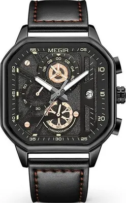 Produktbild von Uhr MEGIR LI-38568 - Elegante Herrenuhr in Schwarz KP38568