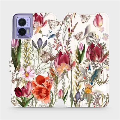 Produktbild von Handyhülle mit klappe für Motorola Edge 30 Neo, Mobiwear Book, Blumenstrauß